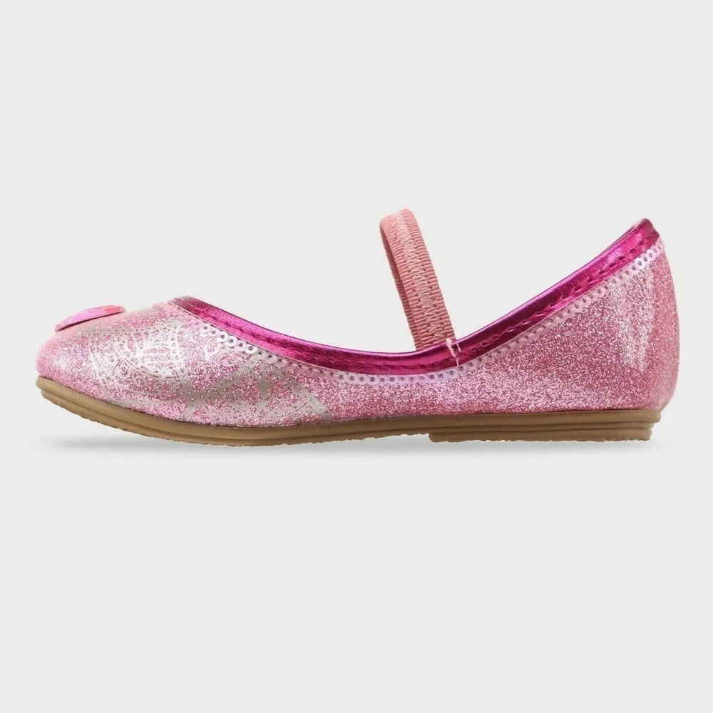Shimmer and Shine Shoes Ballet Flats Pink‎ Toddler Girls' size 5